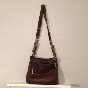 Brown Fossil purse